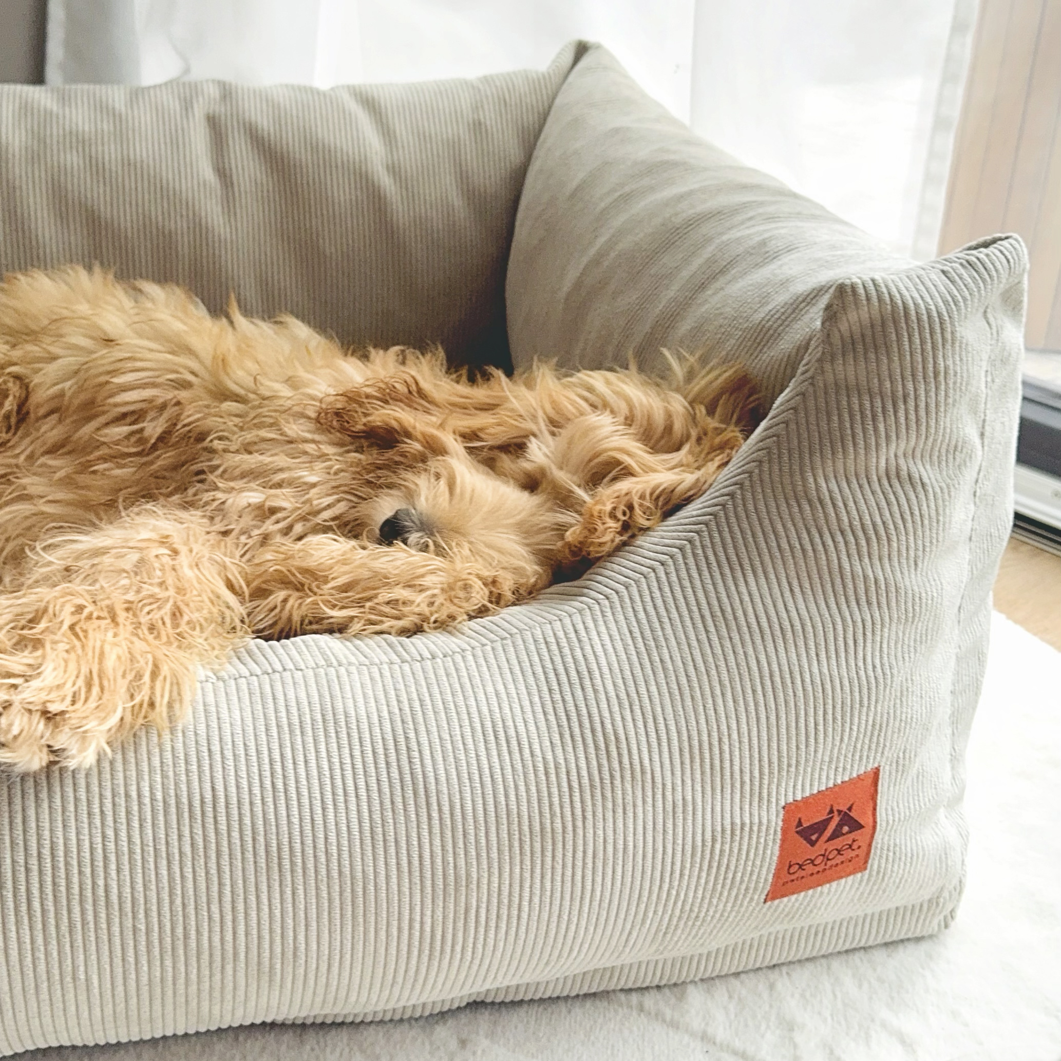 Corduroy Sand Sofa Bed - Image 5