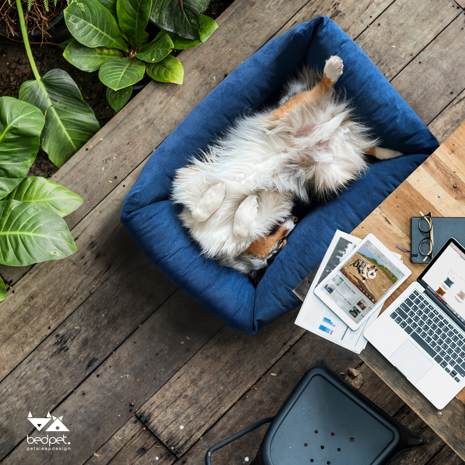 Ocean Corduroy Sofa Bed - Image 2