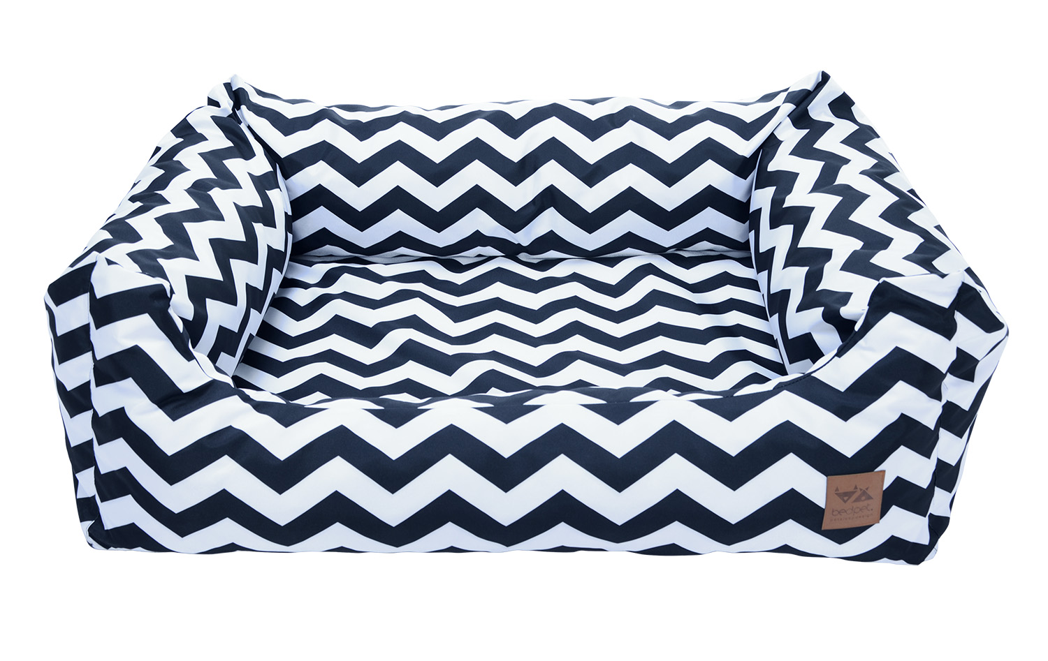 Black & White Zigzag Sofa Bed