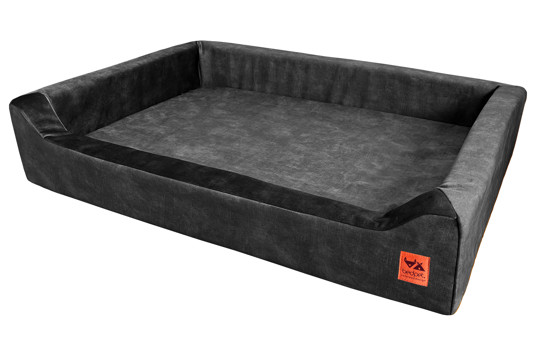 Velvet Anthracite Orthopaedic Sofa