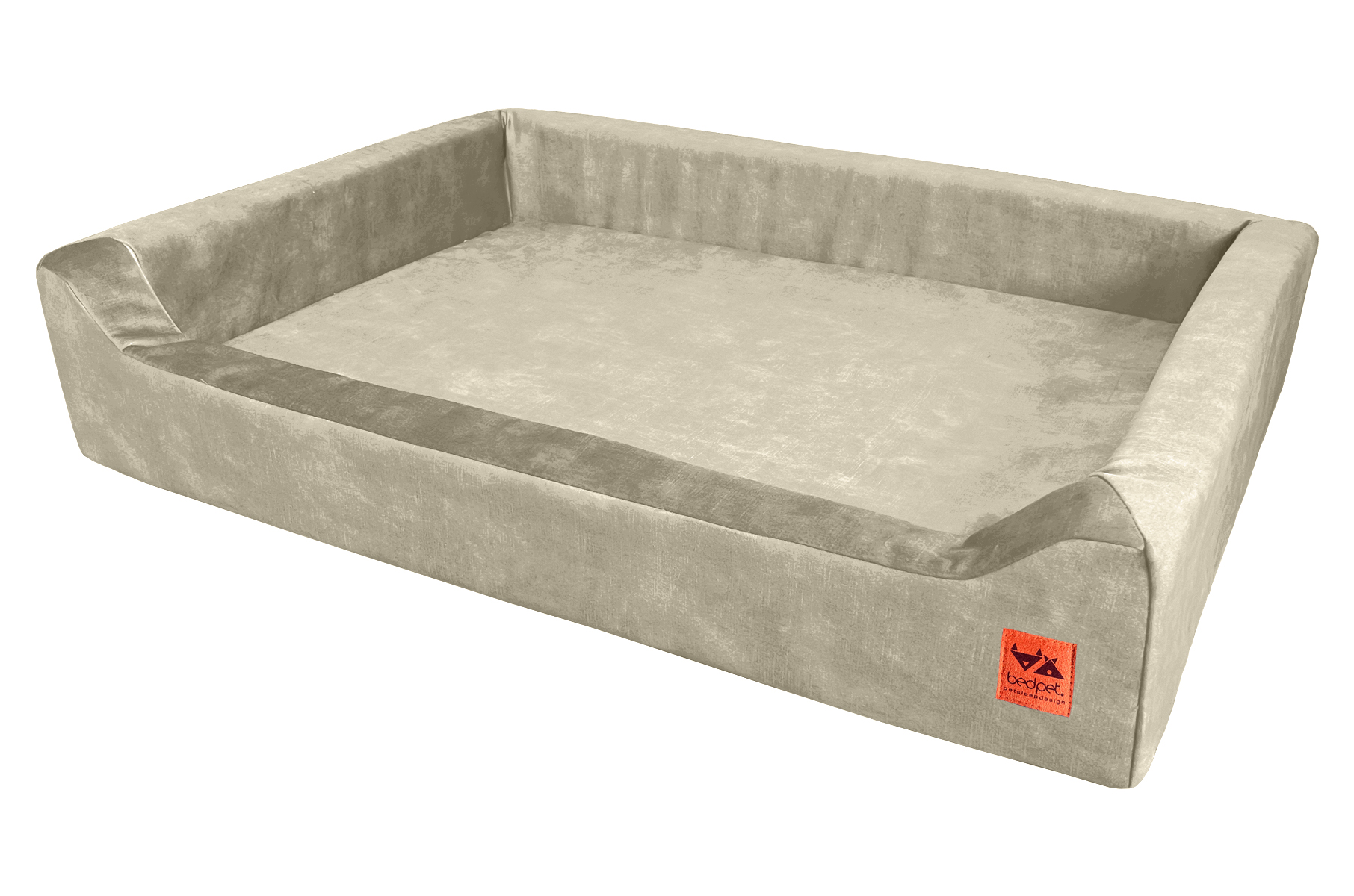 Velvet Beige Orthopaedic Sofa