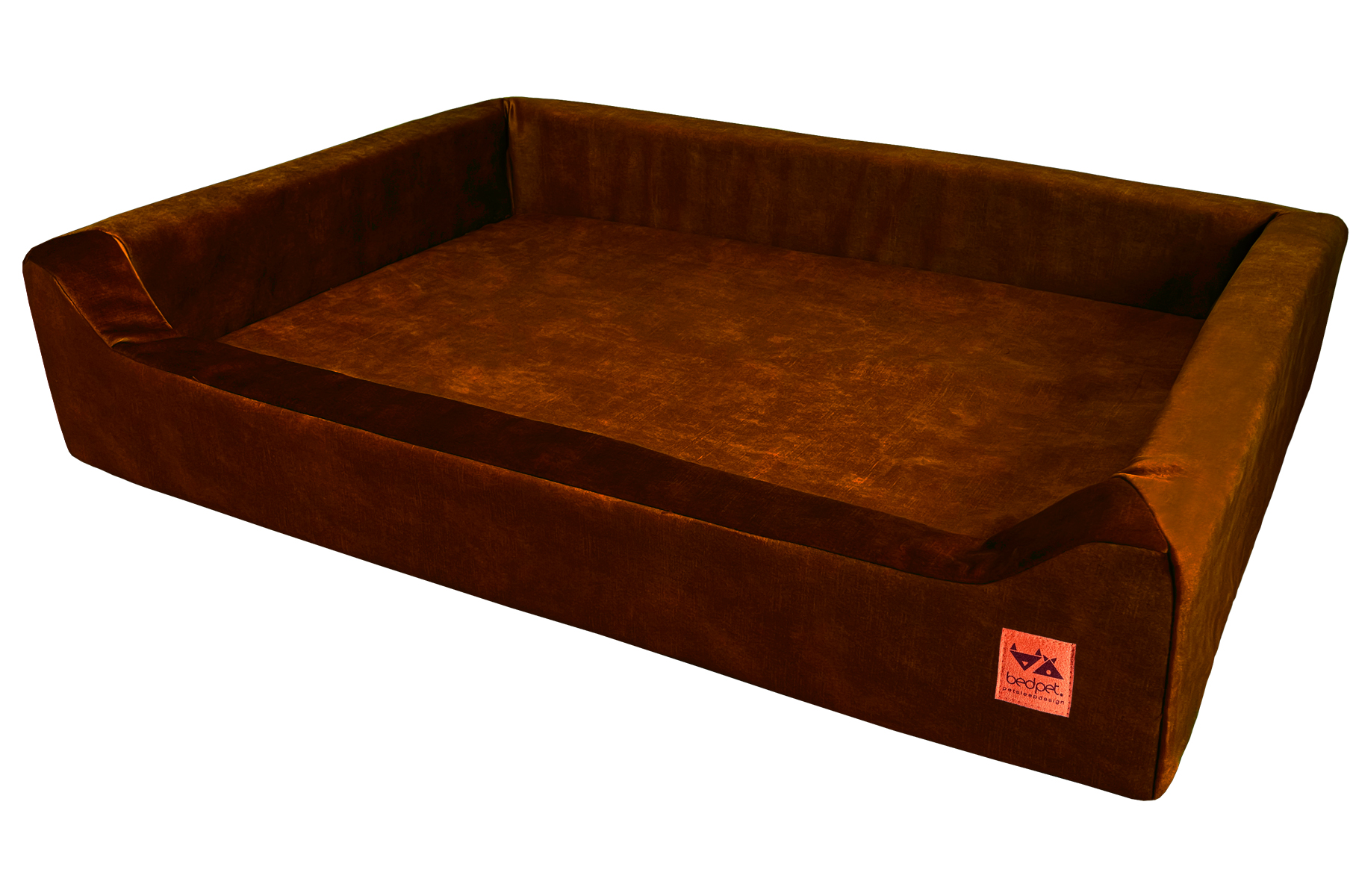 Velvet Brown Orthopaedic Sofa
