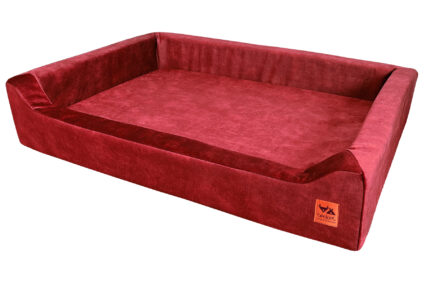 Velvet Raspberry Orthopaedic Sofa