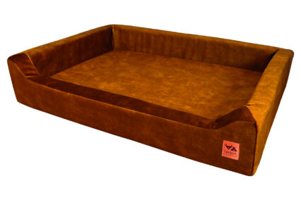 Velvet Smoked Honey Orthopaedic Sofa