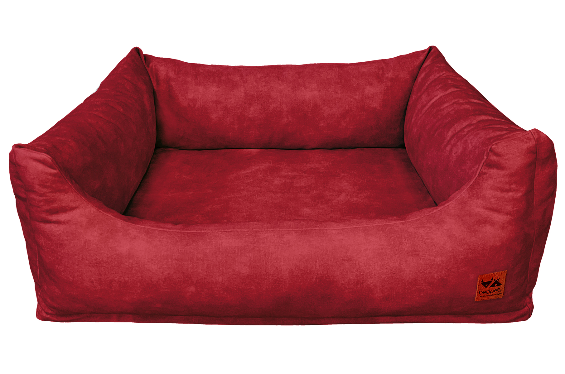 Velvet Raspberry Sofa Bed
