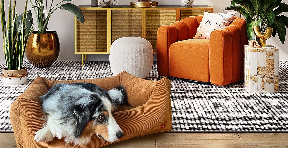 Copper Corduroy Sofa Bed - Image 2